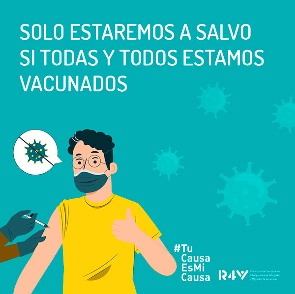 Vacunación-COVID-Peru-migrantes-refugiados-ACNUR-VenInformado