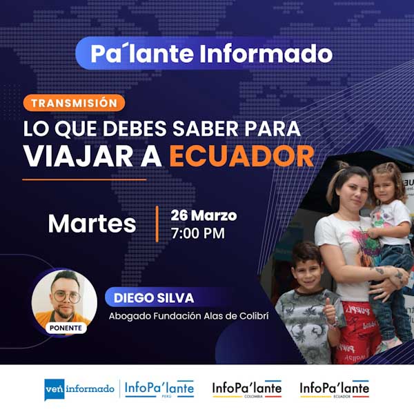 Pa'lante Informado hacia Ecuador
